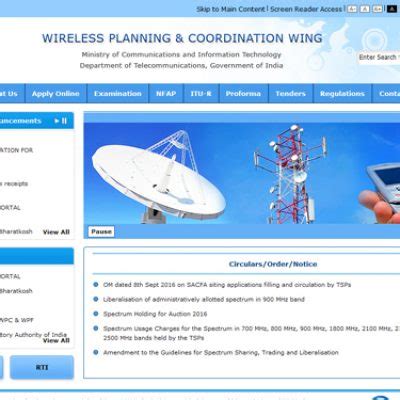 wpc 2023 wingband|Website of Wireless Planning & Coordination Wing .
